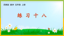 苏教版五年级上册数学第八单元《练习十八》课件（定稿）