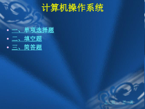 大学计算机基础习题与上机指导第二章课件
