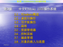 大学计算机文化基础第3章课件