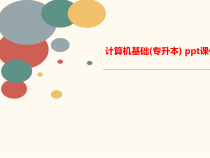 计算机基础(专升本讲义)-课件