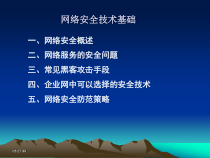 计算机网络安全基础分解课件