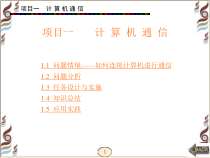 计算机网络基础项目一基础知识课件