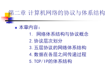 第二章-计算机网络的协议与体系结构课件