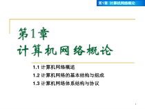 计算机网络_第1章计算机网络概论课件