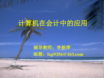 计算机在会计中的应用汇总课件