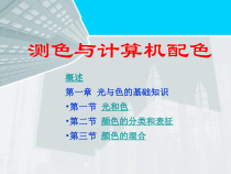 测色及计算机配色(第二版)(第一章)课件