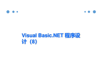 计算机VB程序语言教学课件VBNET第8课