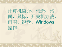 计算机初步认识课件