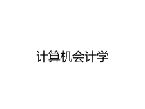 计算机会计学课件