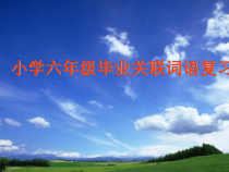 9 小学六年级语文关联词语总复习