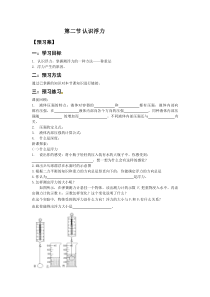 《2.认识浮力》10.2认识浮力预习案-八年级物理下册【教科版】