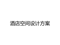 酒店空间设计方案