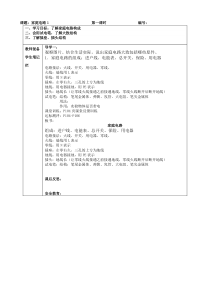 《2.家庭电路》教学设计1-九年级物理下册【教科版】