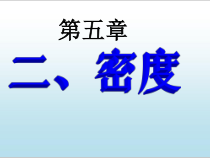 《第二节 密度》PPT课件1-八年级物理上册【鲁科版】