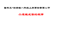 《第二节 凸透镜成像的规律》PPT课件1-八年级物理上册【鲁科版】