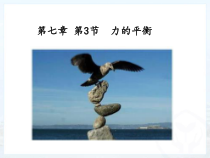 《第三节 力的平衡》PPT课件1-八年级物理全一册【沪科版】