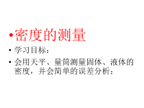 《2. 探究物质的密度》PPT课件2-八年级物理上册【粤沪版】