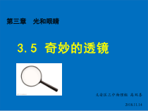 《5. 奇妙的透镜》PPT课件1-八年级物理上册【粤沪版】