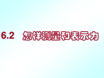 《2. 怎样测量和表示力》PPT课件2-八年级物理下册【粤沪版】