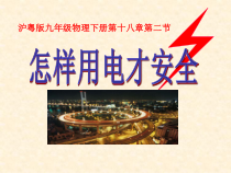 《18.2 怎样用电才安全》PPT课件2-九年级物理下册【粤沪版】