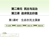 《生活在民主国家》PPT课件3-统编版九年级上册道德与法治