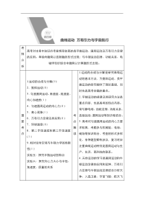 (新高考)高考物理一轮复习教案第4章第1讲《曲线运动运动的合成与分解》(含详解)