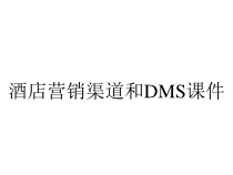 酒店营销渠道和DMS课件