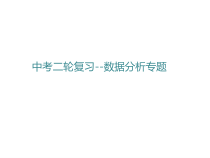 《中考二轮复习--数据分析专题》PPT课件3-九年级物理下册【苏科版】