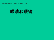 5.4《眼睛和眼镜》PPT课件2-八年级物理上册【人教版】