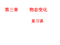 第三章《物态变化复习课》PPT课件4-八年级物理上册【人教版】