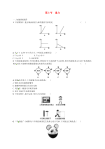 7.3《重力》同步精练（含解析）-八年级物理下册【人教版】