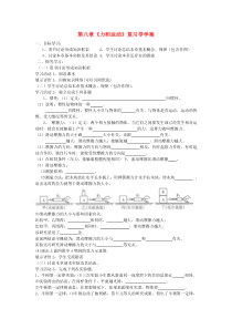 第八章《运动和力小结与复习》学案（无答案）-八年级物理下册【人教版】