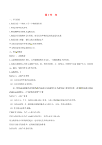 7.1《力》知识点突破与课时作业（含解析）-八年级物理下册【人教版】