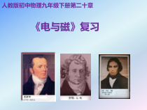 第二十章《电与磁》复习课PPT课件1-九年级物理全一册【人教版】