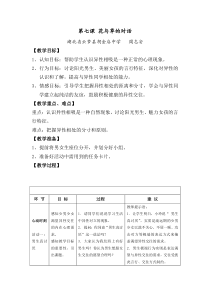 《花与草的对话》教案 (4)-七年级心理健康【鄂科版】