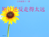 第十一课《别让逆反走得太远》PPT课件-七年级心理健康【鄂科版】