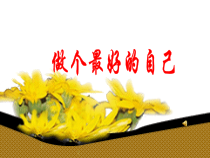 《做最好的自己》PPT课件-八年级心理健康【鄂科版】
