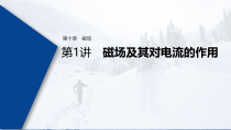 (新高考)高考物理一轮复习课件第10章 第1讲 磁场及其对电流的作用(含解析)