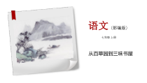 初一部编版七年级语文上册《从百草园到三味书屋》课件（公开课定稿）