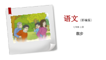 初一部编版七年级语文上册《散步》课件（校公开课定稿）