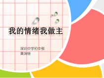 《我的情绪我做主》PPT课件6-九年级心理健康【辽师大版】