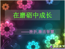 《挫折，激活智慧》PPT课件-八年级心理健康【鲁画报版】