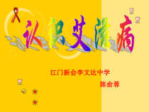 《预防艾滋病》PPT课件 (9)-八年级健康教育【武汉版】