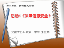 《保障信息安全》PPT课件-七年级上册信息技术【科学社版】