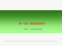 第一单元《活动1 初识我的电脑》PPT课件 (2)-七年级上册信息技术【科学社版】