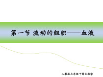 《第一节　流动的组织——血液》PPT课件3-人教版生物七年级下册