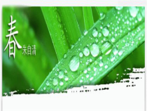 部编版初中语文七年级上册《春》课件（定稿公开课）