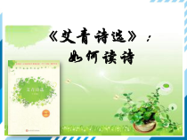 部编版九年级语文上册《艾青诗选》课件（集体教研定稿）