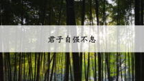 部编版九年级初三语文上册《君子自强不息》课件定稿