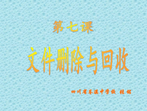 第7课《文件删除与回收》PPT课件10-七年级下册信息技术【川教版】